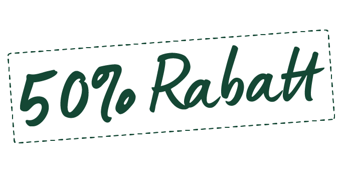 WASA 50% Rabatt Gutschein